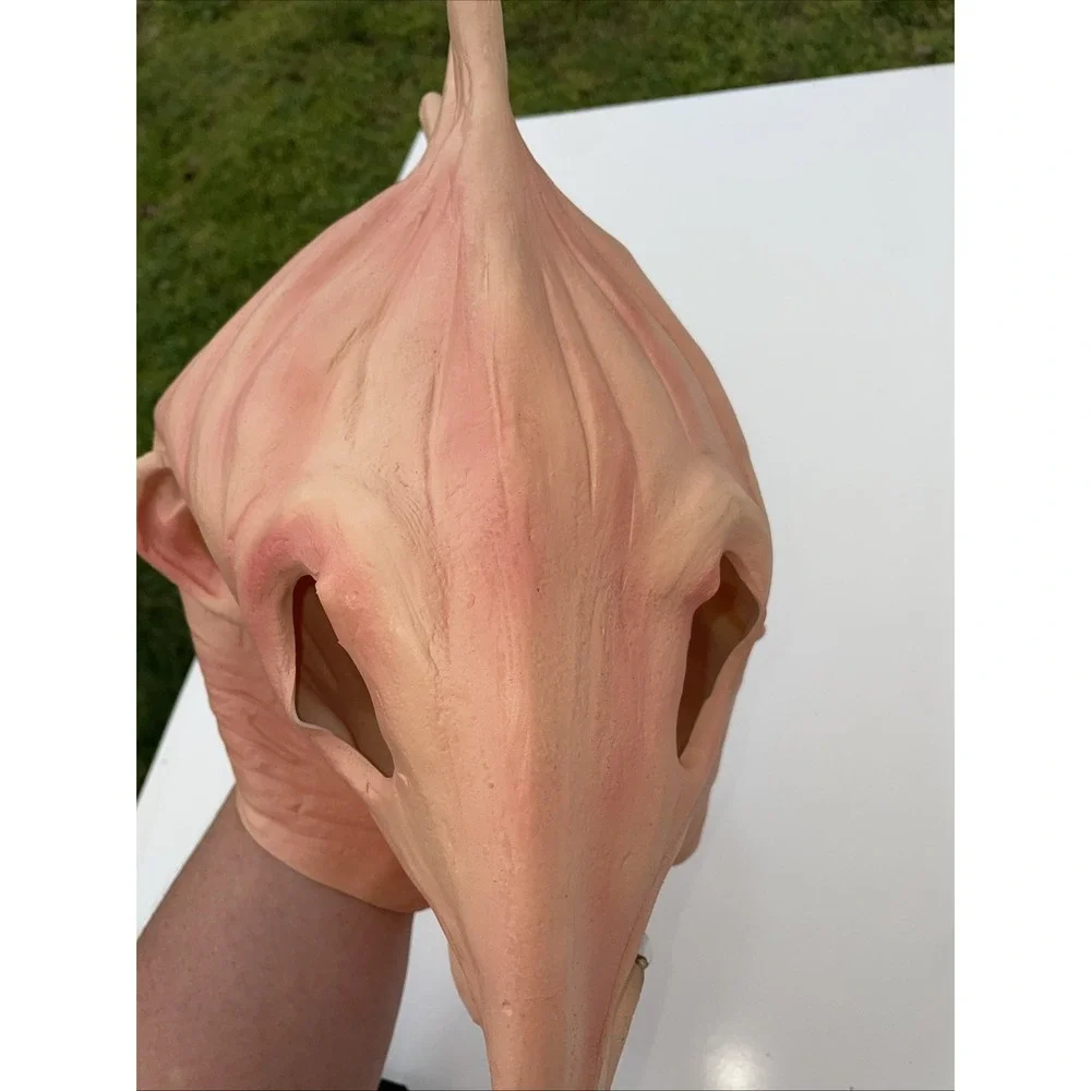 Adult Beetlejuice Overhead Latex Adam Mask Rubies Costume - Picture 8 of 9